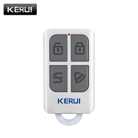 KERUI – porte-clés à 4 boutons, télécommande Portable sans fil, haute Performance, pour système d'alarme de sécurité domestique, WIFI, GSM, PSTN ► Photo 1/5