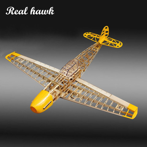 Avion rc coupe Laser bois de balsa Kit avion nouveau BF109 cadre sans couverture livraison gratuite Kit de construction modèle ► Photo 1/4