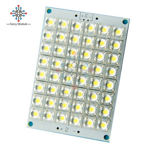 Panneau lumineux blanc Super lumineux avec 48 LED, DC 12V, 3.2W, 1 pièce, Module de panneau de lampe Piranha ► Photo 1/4