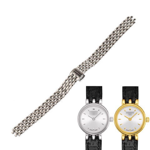WENTULA – bracelet de montre TISSOT pour femme, solide, en acier inoxydable, 10MM, T058009 ► Photo 1/5