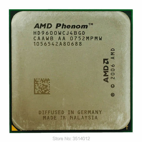 AMD Phenom X4 9600 2.3 GHz, processeur Quad Core, prise AM2 + ► Photo 1/1