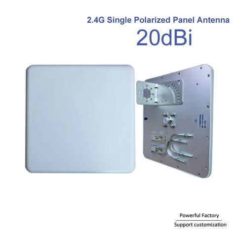 Antenne murale plate et unidirectionnelle 20dbi, panneau extérieur, Wifi 2.4G, borne N femelle, 1 pièce ► Photo 1/1