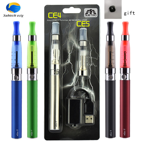 Nouvelle arrivée cigarette Électronique eGo-T ce4/ce5 atomiseur pour e liquide blister vaporisateur kit avec 650-1100 mAh batterie e cigarette kit ► Photo 1/6