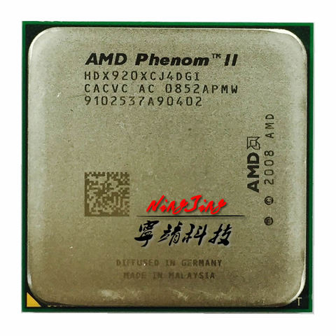 AMD Phenom – prise de courant II X4 920 2.8 GHz, Quad-Core processeur d'unité centrale, prise AM2 +, contacter le vendeur X4 940 ► Photo 1/1