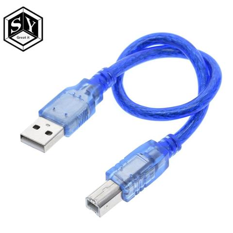 Câble USB UNO R3 / Mega 2560 R3/ ADK USB-A à USB-B pour arduino, 30cm ► Photo 1/5