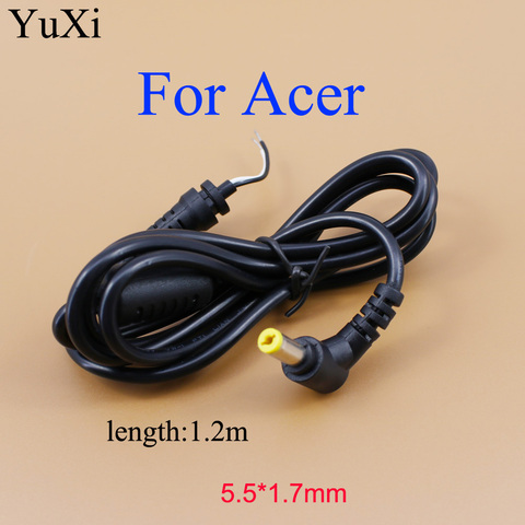 YuXi – câble d'alimentation pour ordinateur portable, 5.5x1.7mm/5.5x1.7mm, pour Lenovo, Acer, Toshiba, Acer, 5.5x1.7 ► Photo 1/3