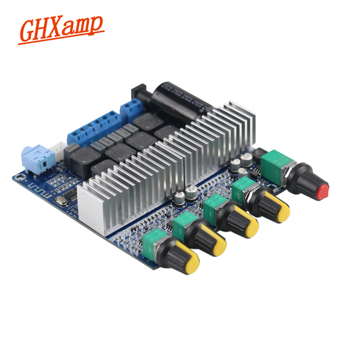GHXAMP – amplificateur Bluetooth TPA3116 2.1, caisson de basses, panneau Audio numérique, 50W x 2 + 100W, AUX pour haut-parleur Bluetooth 2.1, DIY, nouveau ► Photo 1/6