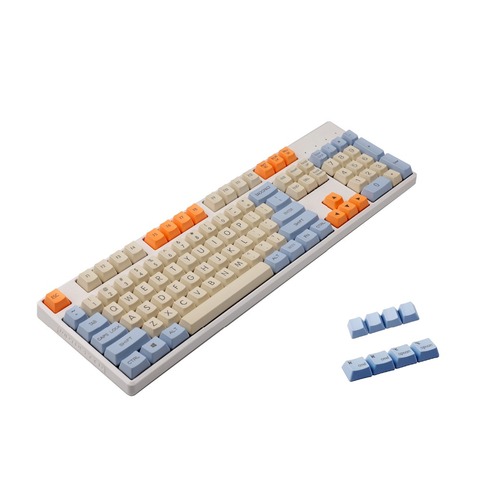 YMDK-touches Mac PBT, épais, imprimé dessus, profil OEM, pour clavier mécanique Standard ANSI 61 TKL 108 MX ► Photo 1/4