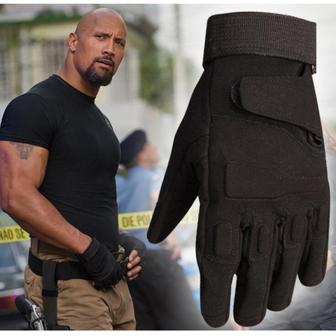 Gants tactiques de l'armée pour hommes, mitaines/doigts complets, pour Airsoft, Combat, Sport, randonnée en plein air ► Photo 1/6