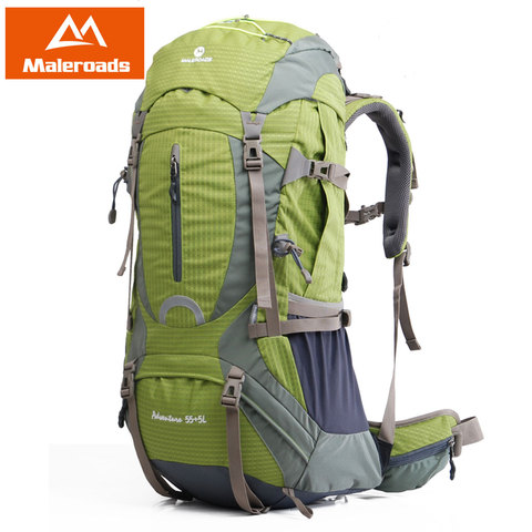 Maleroads Haute qualité Professionnel Monter sac à dos Voyage sac à dos Trekking Sac À Dos Matériel de Camping Randonnée Vitesse 50L 60L Hommes Femmes ► Photo 1/6