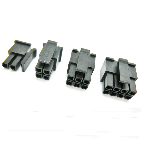 Connecteur mâle Molex 4.2 pas ATX 5777, 3 à 10 pièces, 2/4/6/8/10/12/14/16/18/20/24 broches, noir ► Photo 1/1
