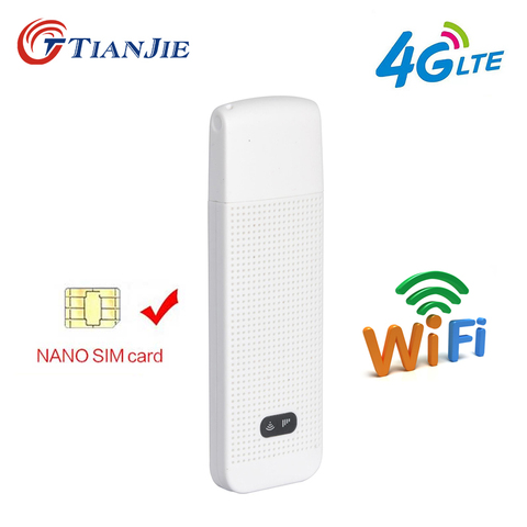 TIANJIE LDW922 3G 4G universel WiFi routeur Mobile Portable Mini sans fil USB modem dongle avec emplacement pour carte nano SIM ► Photo 1/6