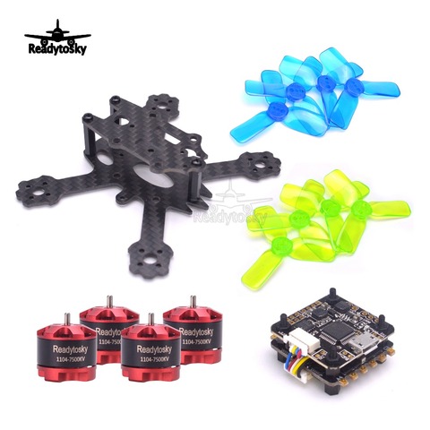 ELF 88mm Micro quadrirotor 1104 7500KV 2-3S moteur Flytower Mini F3/F4/PIKO contrôle de vol intégré OSD 25A 4 en 1 ESC ► Photo 1/6