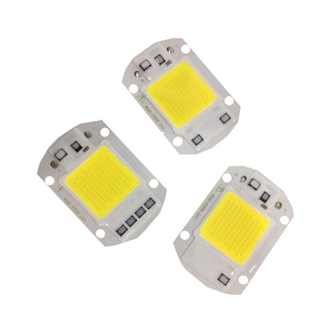 Puce LED COB haute puissance, lampe d'extérieur, blanc pur, 6000k/blanc chaud, 3000k, ac 110v, 20/30/50w, 1 pièce ► Photo 1/2