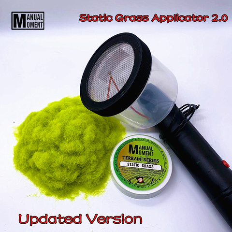 Miniature scène modèle Materia flocage statique herbe applicateur 2.0 modélisation passe-temps artisanat accessoire ► Photo 1/6