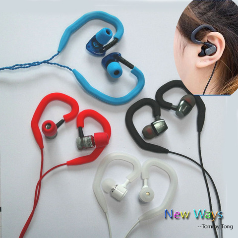 4 pièces de 5 couleurs de crochet universel en Silicone pour écouteurs, crochet d'oreille, crochet d'oreille pour casque universel ► Photo 1/6