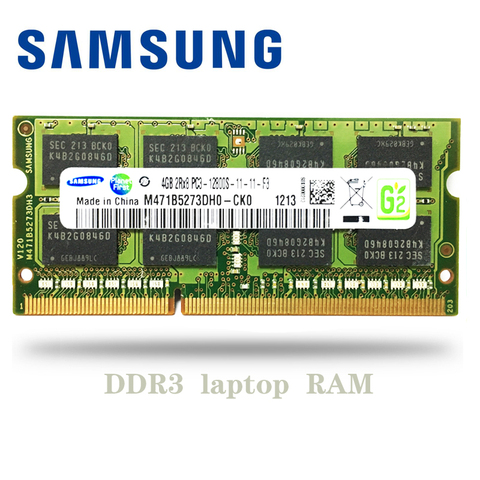 Samsung – mémoire de serveur d'ordinateur portable NB, modèle DDR3, capacité 2 go 4 go 8 go, fréquence d'horloge 1066/1333/1600/SO-DIMM Mhz, RAM PC3 10600S 8500S 1333 1600 Mhz ► Photo 1/6