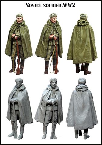 Tuskmodel – kit de figurines en résine, échelle 35, modèle soviétique E148 ► Photo 1/1