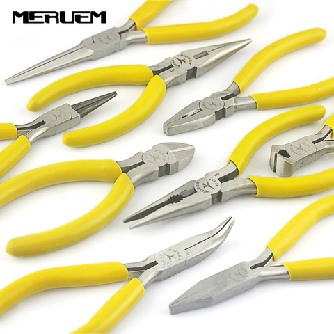 Différents styles de pinces multi-fonctionnelles coupe-câble électrique coupe des Snips latéraux chasse/5 pouces Mini outils à main de réparation ► Photo 1/6