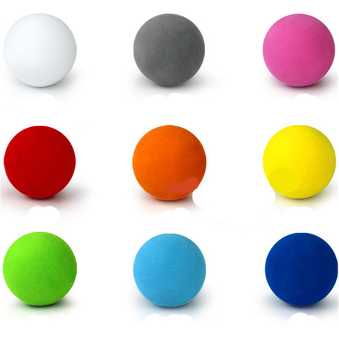 Lot de 30 balles en mousse EVA souple, 9 couleurs unies, 42mm, pour pratique de Golf en extérieur, Tennis ► Photo 1/6