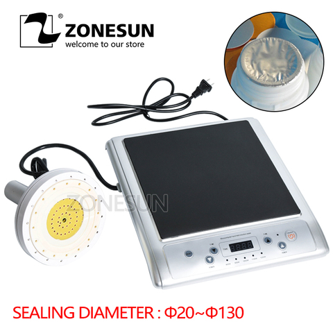 ZONESUN – Machine de thermoscellage par Induction électromagnétique portable, par micro-ordinateur, feuille d'aluminium, thermoscelleuse à Induction continue, GLF-500L ► Photo 1/1