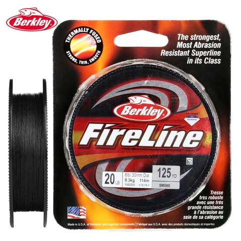 Original Berkley BFLFS 114M 125yds ligne de pêche lisse Multifilament ligne de feu carpe eau salée matériel de pêche 4LB 6LB 8LB 10LB ► Photo 1/6