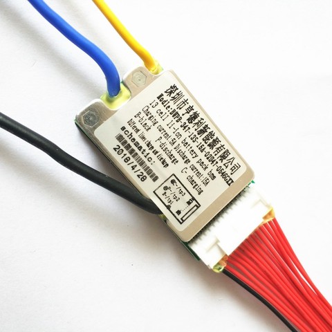 Haute qualité 13 s bms 48 v bms batterie au lithium tension de charge 54.6 15a bms pcm ► Photo 1/5