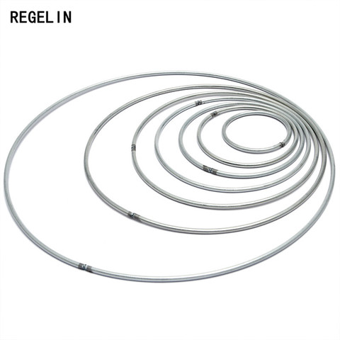REGELIN – capteur de rêves, cercle rond suspendu en métal, bijoux DIY, 10 pièces 35-200mm ► Photo 1/3
