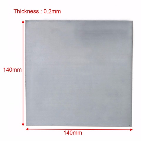 Plaques de Zinc pur 99.9% haute pureté, 5 pièces, 140x140x0.2mm, Durable pour les outils de laboratoire scientifique ► Photo 1/4
