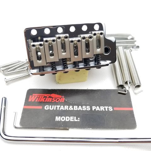 Wilkinson ST-guitares électriques, système de trémolo, Bridge WOV02, argent chromé ► Photo 1/6