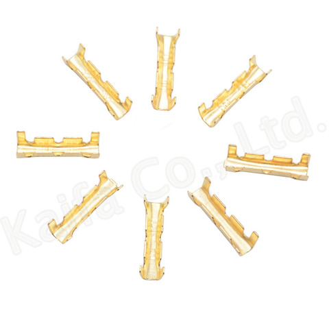 100 pcs/lot 453 en forme de U terminal tab froid insère connecteurs terminal froid petites dents fascia terminal, 0.5-1.5mm2 ► Photo 1/4