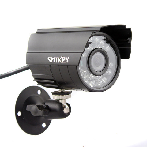 Caméra analogique couleur Vision nocturne, boîtier métallique, large vue HD 700TVL 1000tvl CMOS, filtre ir-cut, 24 LED, étanche IR ► Photo 1/6