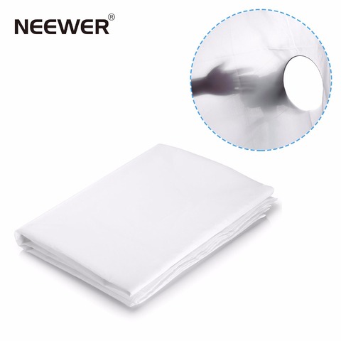 Neewer 3.6x1.5 M/6x1.5 M Nylon soie blanc sans couture Diffusion tissu pour photographie Softbox, tente lumineuse et bricolage éclairage Modif ► Photo 1/6