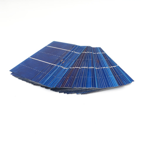 Lot de 50 cellules solaires polycristallines à monter soi-même, Module photovoltaïque, chargeur de batterie solaire 0.5V ► Photo 1/4