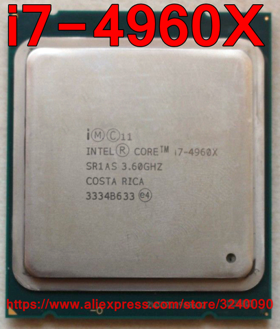 Intel Core i7 i7-4960X processeur i7 4960X De Bureau CPU 6-noyaux 3.60 ghz 15 mb 32nm LGA2011 livraison gratuite ► Photo 1/1