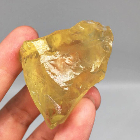 Cristal de Citrine naturel brut pierre brute spécimen de roche brésil ► Photo 1/6