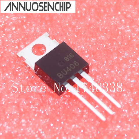 Transistors bipolaires BU406, 10 pièces, BJT 7A 200V 60W NPN ► Photo 1/3