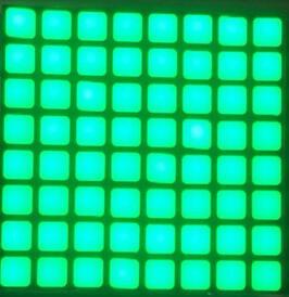 6mm 8*8 Jade vert bleu rouge blanc carré LED Module d'affichage à LED tube numérique à matrice de points 2488BGG 2488BB ► Photo 1/1
