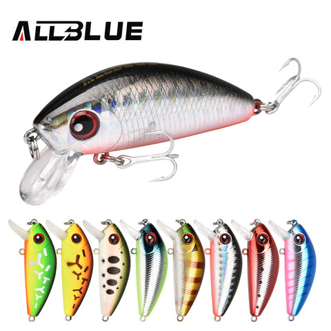 ALLBLUE Légende Minnow 44mm Naufrage Mini Wobbler Leurre De Pêche Artificiel Dur Longcast Appâts Truite Crankbait Pêche ► Photo 1/6