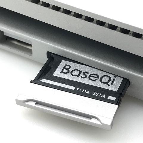 BaseQi – adaptateur de carte Micro SD/TF, lecteur discret en aluminium, extension de mémoire, pour Microsoft Surface Book 2, 15 pouces ► Photo 1/6