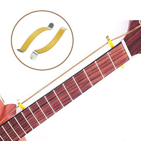 1 paire guitare basse chaîne épandeur pour polissage nettoyage Fretboard Fret soin Luthier outil ► Photo 1/6