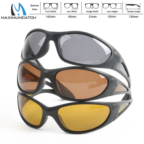 Maximumpick – lunettes de soleil Sport, pour pêche, couleurs marron, jaune et gris, à choisir ► Photo 1/6