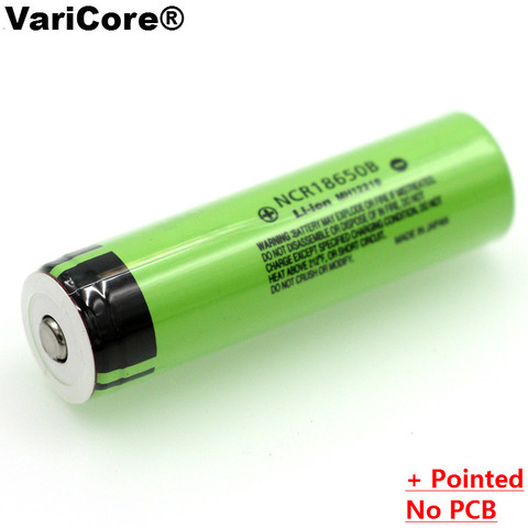 3 PCS/lot VariCore nouveau NCR18650B 3.7 v 3400 mAh 18650 Lithium Rechargeable Batterie avec Pointu (Pas de PCB) Pour Panasonic batteries ► Photo 1/4