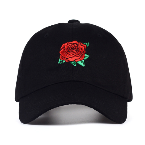 VORON 2017 nouvelle mode chaude Roses hommes femmes casquettes de Baseball printemps été chapeaux de soleil pour les femmes solide Snapback casquette en gros papa chapeau ► Photo 1/6