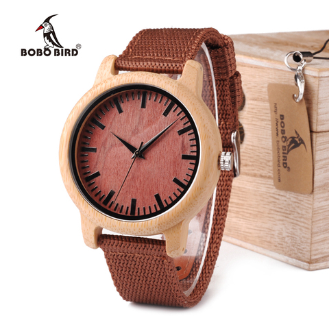 BOBO BIRD-jolie montre-bracelet WD09, mouvement Miyota, japon, de styliste, OEM en bois de bambou, marque de mode ► Photo 1/6