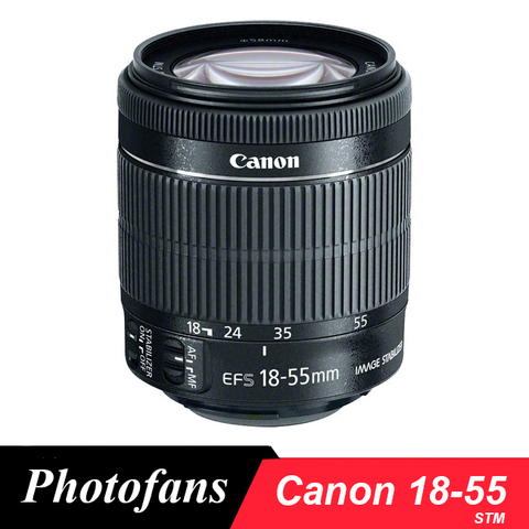 Canon 18-55 Lentille Canon EF-S 18-55mm f/3.5-5.6 EST Objectifs STM pour 1300D 1200D 600D 700D 750D 760D 70D 60D Rebelles T3i T5i T6s T6 ► Photo 1/1