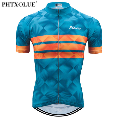 Phtxolue-Maillot de cyclisme pour hommes, vêtements de vélo, vêtements de cyclisme pour hommes, VTT ► Photo 1/6