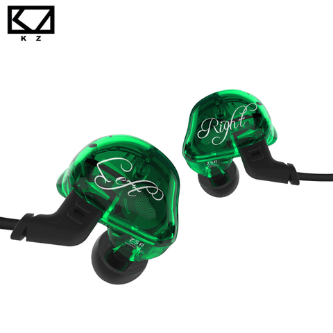 2022 KZ ZSR Armature équilibrée avec dynamique dans l'oreille écouteurs 2BA + 1DD unité antibruit casque avec micro câble de remplacement ► Photo 1/6