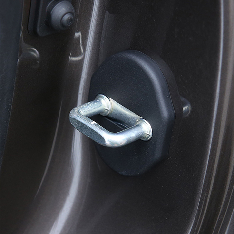 Couvercle de protection avec boucle de verrouillage de porte, 4 pièces, décoration pour Mitsubishi Pajero ASX Outlander Sport 2012 2013 2014 ► Photo 1/4