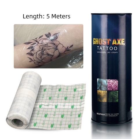 Film de protection pour tatouage, Solution de Bandage de protection respirante pour tatouage, accessoires de tatouage, 5M 10m ► Photo 1/6